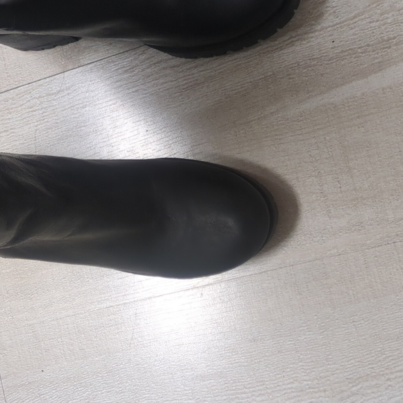 New black over the knee soft leather winter boots Ninewest 8.5 medium - Picture 9 of 11